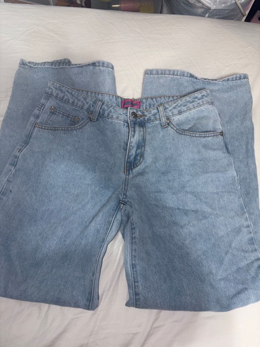 Edikted Light Blue Straight Leg Women’s Jeans